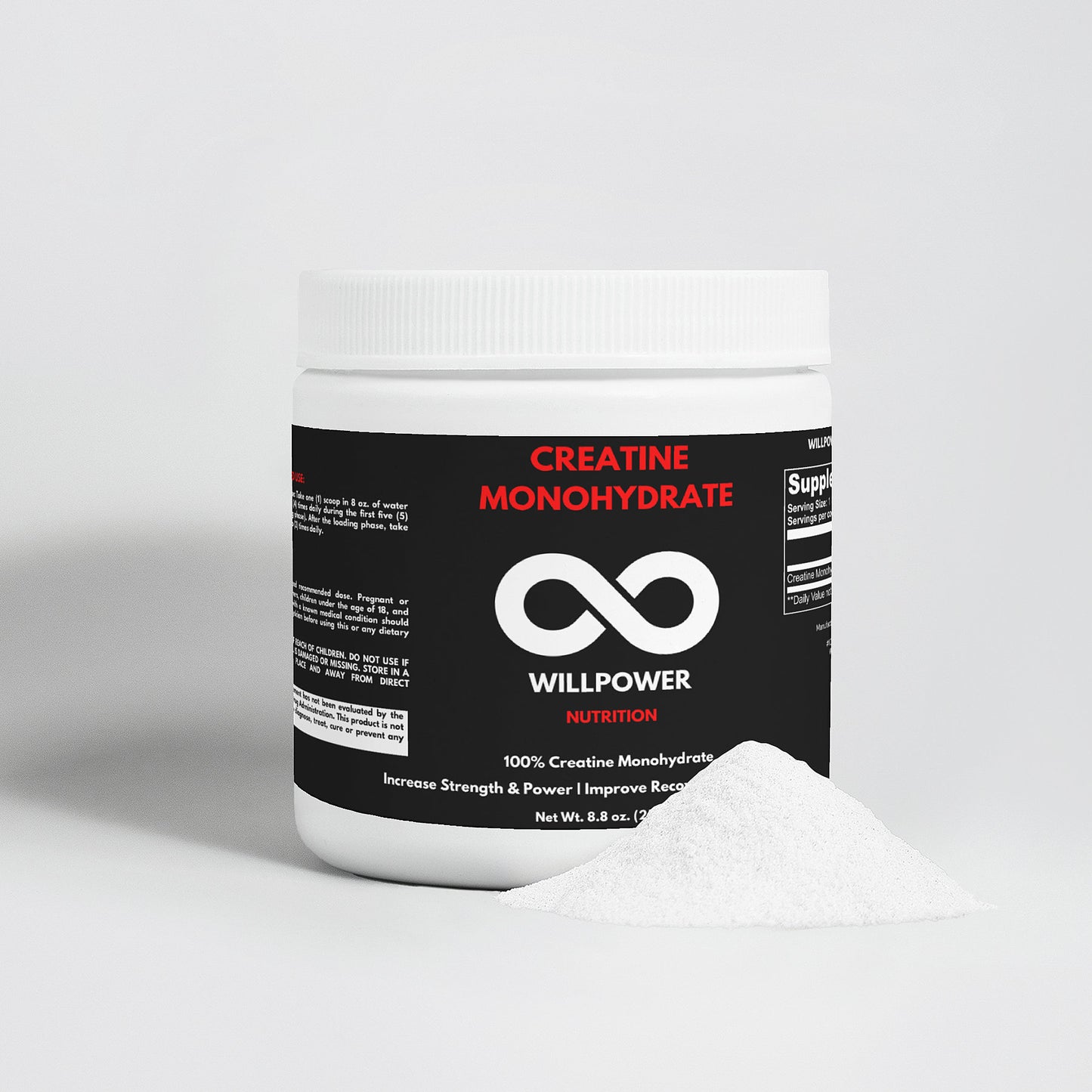 Creatine Monohydrate - WILLPOWER Nutrition