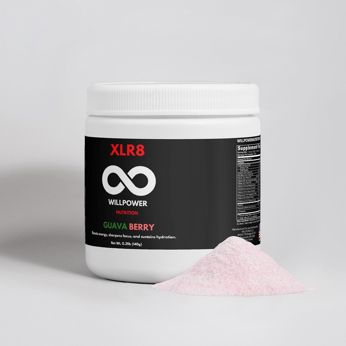 XLR8 GUAVA BERRY - WILLPOWER Nutrition