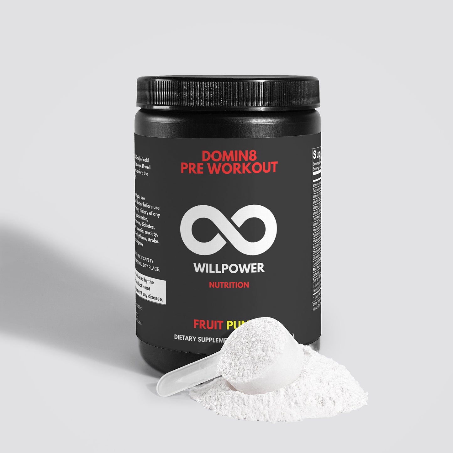 DOMIN8 PRE WORKOUT - WILLPOWER Nutrition