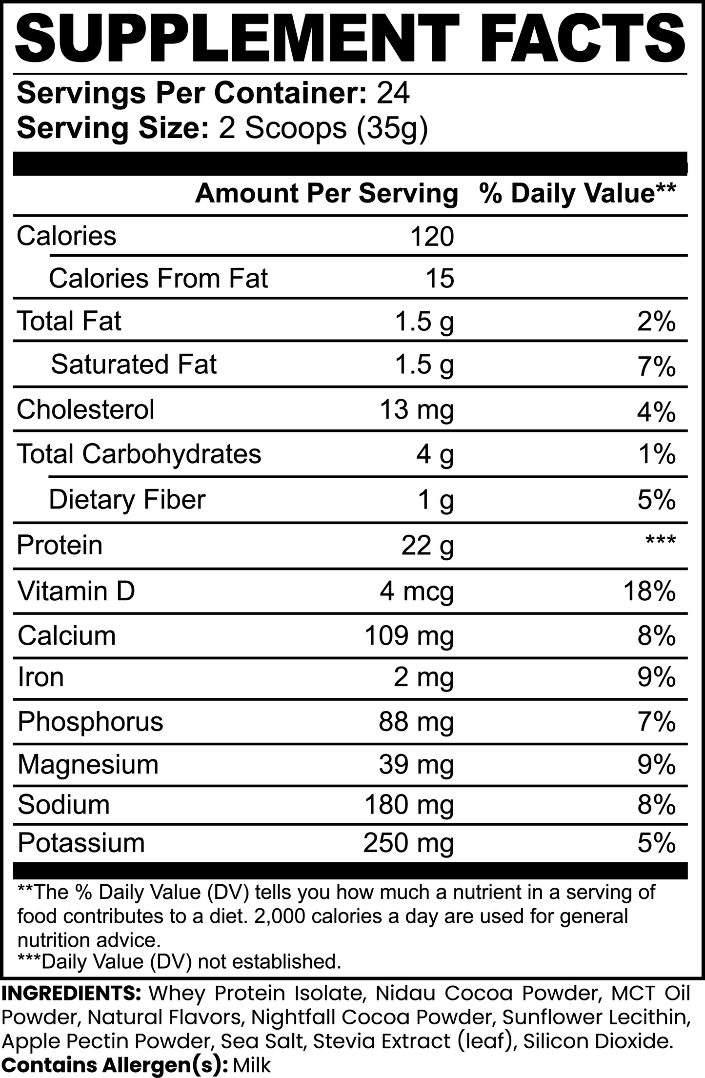 WHEY XCEL CHOCOLATE - WILLPOWER Nutrition